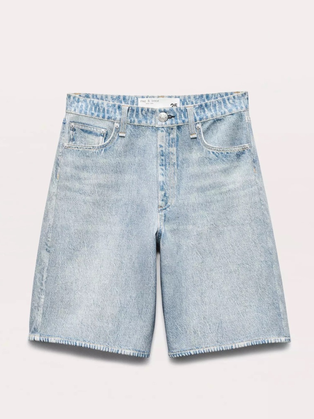 rag & bone Miramar Ponte Denim Shorts | McKenna Short | Size 24 | NWT - Picture 11 of 12